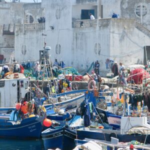 port, boats, city